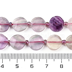 Natural Colorful Fluorite Beads Strands&nbsp;G-G182-G01-02