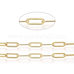 Brass Paperclip Chains&nbsp;CHC-G007-03G