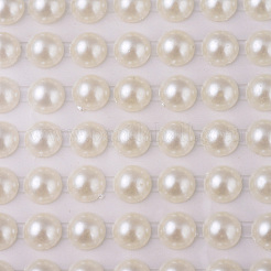 Acrylic Imitation Pearl Stickers&nbsp;OACR-WH0003-32D-01