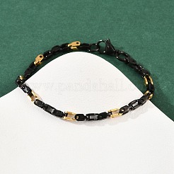 201 Stainless Steel Link Chain Bracelets for Men Women&nbsp;BJEW-B143-03EBG