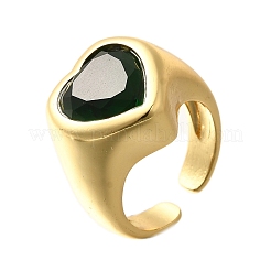 Brass Cuff Rings for Women&nbsp;RJEW-Q008-11G-02