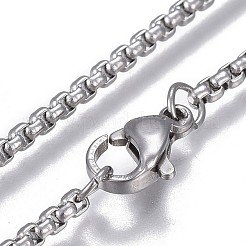 304 Stainless Steel Pendant Necklaces&nbsp;NJEW-P252-07P