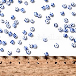 6/0 Opaque Colours Seep Glass Seed Beads&nbsp;X-SEED-F003-04A-02