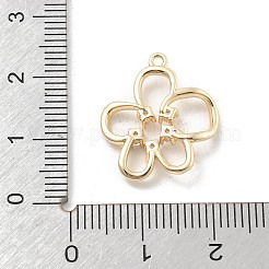 Brass Micro Pave Cubic Zirconia Pendants&nbsp;LS-KK-D283-05G