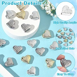 30Pcs 3 Colors UV Plating Acrylic Beads&nbsp;MACR-YW0004-74
