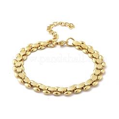 304 Stainless Steel Oval Link Bracelets for Women&nbsp;BJEW-F488-19G