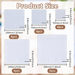 5 Styles Cross Stitch Fabric Sheets&nbsp;DIY-AR0004-89