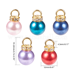 Acrylic Imitation Pearl Pendants&nbsp;IFIN-PH0023-63G