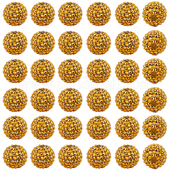 40Pcs AB-Color Resin Rhinestone Beads&nbsp;RESI-PA0001-27