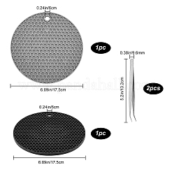 2Pcs Silicone Hot Pads&nbsp;AJEW-GF0006-26
