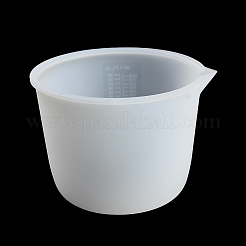 Silicone Epoxy Resin Mixing Measuring Cups&nbsp;LS-DIY-G091-07J