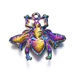 Rainbow Color Alloy Pendants&nbsp;PALLOY-S180-187-NR