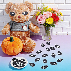 150 Pairs Felt Craft Doll Eye&nbsp;DIY-NB0016-43C