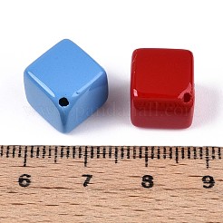 Baking Paint Opaque Acrylic Beads&nbsp;OACR-N142-04