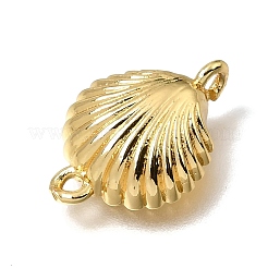 Ocean Brass Shell Shaped Links Connector Charms&nbsp;KK-K427-03G