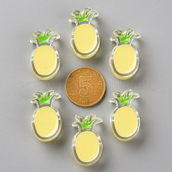 Transparent Enamel Acrylic Beads&nbsp;TACR-S155-002B