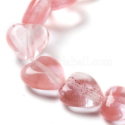 Cherry Quartz Glass Beads Strands&nbsp;G-P528-C01-01
