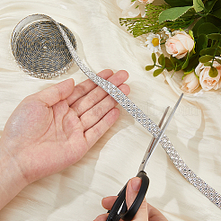 Glass Hotfix Rhinestone (Hot Melt Adhesive On The Back)&nbsp;DIY-WH0683-90C-1