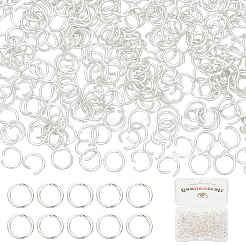 600Pcs 304 Stainless Steel Open Jump Rings&nbsp;STAS-BBC0008-83C