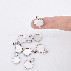 8Pcs 4 Styles Natural Freshwater Shell Charms&nbsp;KK-DC0003-26