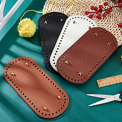 4Pcs 4 Colors Litchi Grain PU Leather Bag Bottoms&nbsp;FIND-PH0007-08