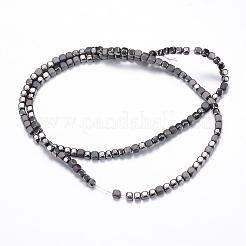 Electroplate Non-magnetic Synthetic Hematite Bead Strands&nbsp;G-Q467-11D