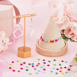 250Pcs 2-Hole Glass Seed Beads&nbsp;SEED-CN0001-28