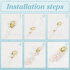 300Pcs Brass Wire Guardian and Protectors&nbsp;KK-ME0002-66