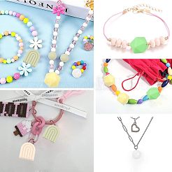 6 Style Food Grade Eco-Friendly Silicone Beads&nbsp;SIL-CA0001-39