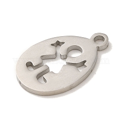 Non-Tarnish 201 Stainless Steel Pendants&nbsp;STAS-E217-16P