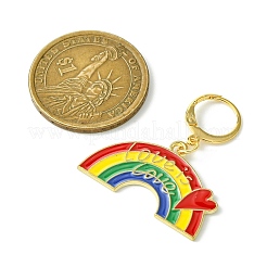 Alloy Enamel Pendant Stitch Markers&nbsp;HJEW-AB00345