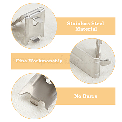 201 Stainless Steel Buckle&nbsp;STAS-WH0026-15P