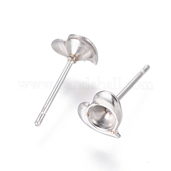 Non-Tarnish 304 Stainless Steel Ear Stud Components&nbsp;STAS-F222-043