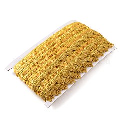 Sparkle Metallic Sequin Polyester Lace Trim&nbsp;SRIB-WH0011-047
