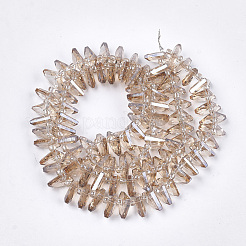 Electroplate Glass Beads Strands&nbsp;EGLA-S176-05A-B02