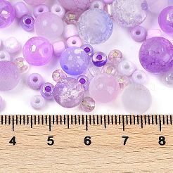 DIY Lampwork Beads & Glass Seed Beds Jewelry Making Findings Kits&nbsp;SEED-K010-01F
