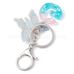 Butterfly Shape Resin & Acrylic Keychain&nbsp;KEYC-JKC01067-06
