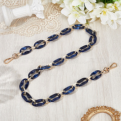 Oval Resin Link Purse Chains&nbsp;FIND-WH20006-62B