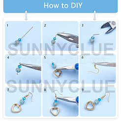DIY Geometry Earring Making Kits&nbsp;DIY-SC0012-15