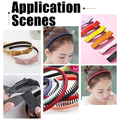 Polyester & Gauze Non-Slip Headband Adhesive Tape&nbsp;DIY-WH0899-686