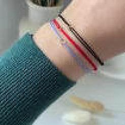 Adjustable Handmade Woven Polyester Cord String Bracelet Sets&nbsp;ZG1939