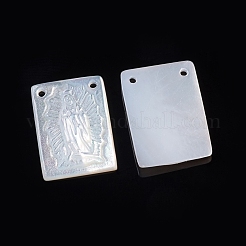 Natural White Shell Pendants&nbsp;SSHEL-D083-33