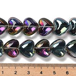 Electroplate Glass Beads Strands&nbsp;EGLA-B008-01A-HP03