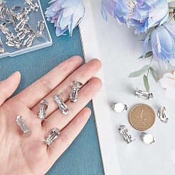 100Pcs 316 Stainless Steel Clip-on Earring Findings&nbsp;STAS-UN0034-23
