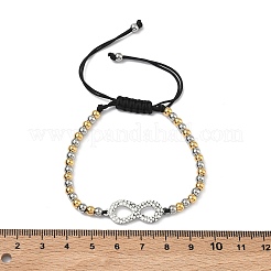 304 Stainless Steel Infinity Link Bracelets&nbsp;BJEW-F534-01GP-01