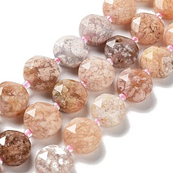 Natural Cherry Blossom Agate Beads Strands&nbsp;G-NH0004-024