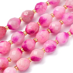 Natural White Jade Beads Strands&nbsp;G-D305-B01-01N