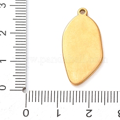 304 Stainless Steel Pendant Cabochon Settings&nbsp;STAS-Z204-04G-05