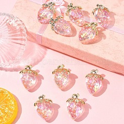 10Pcs Transparent Acrylic Pendants&nbsp;MACR-FS0002-08B