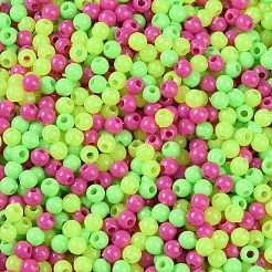 Opaque Acrylic Beads&nbsp;X1-OACR-H118-07A-01